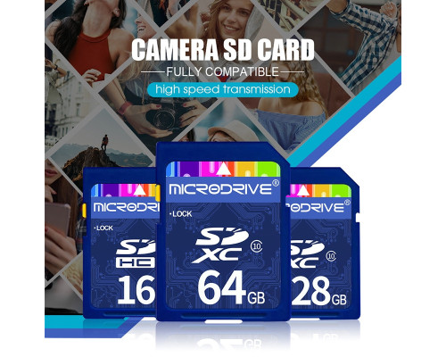 Карта памяти SD - Microdrive XC SD - 64 GB (10 Class)