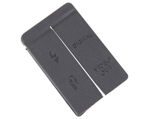 Заглушка резинка USB, разъем ДУ и Video OUT для фотоаппарата Canon 5D - комплект 2 шт