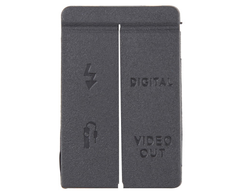 Заглушка резинка USB, разъем ДУ и Video OUT для фотоаппарата Canon 5D - комплект 2 шт