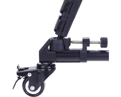 Складная регулируемая студийная тележка для штативов и стоек Yunteng YT-900 Tripod Dolly