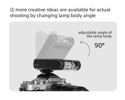 Компактная вспышка для фотоаппаратов FujiFilm - YongNuo YN6 Micro с встроенным аккумулятором