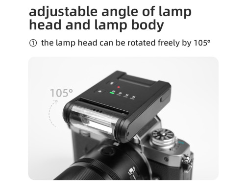 Компактная вспышка для фотоаппаратов FujiFilm - YongNuo YN6 Micro с встроенным аккумулятором
