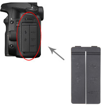 Заглушка гумка USB, роз'єм ДК і Video OUT, MIC для фотоапарата Canon 50D — комплект 2 шт.