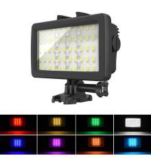 Лампа LED-світло з RGB водонепроникна Andoer SL-20, LED-підсвітка для екшн-камер Xiaomi YI, SJCam, GoPRO