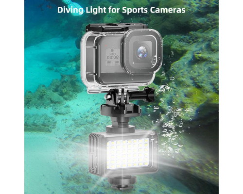 Лампа LED свет c RGB водонепроницаемая Movo SL-105, LED подсветка для экшн-камер Xiaomi YI, SJCam, GoPRO