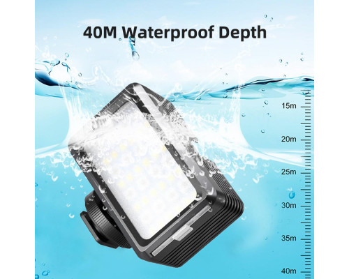 Лампа LED свет c RGB водонепроницаемая Movo SL-105, LED подсветка для экшн-камер Xiaomi YI, SJCam, GoPRO