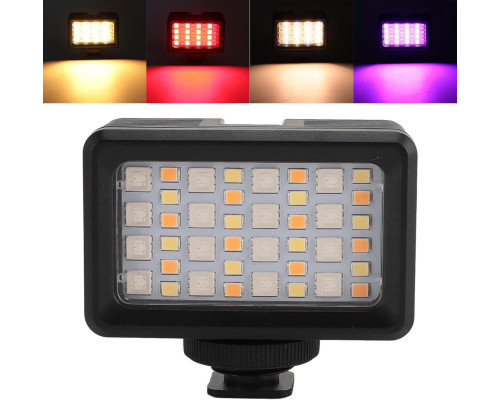 Лампа LED свет c RGB водонепроницаемая Movo SL-105, LED подсветка для экшн-камер Xiaomi YI, SJCam, GoPRO