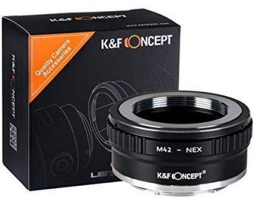 Адаптер (переходник) K&F Concept - M42 - NEX (M42-E mount) для камер Sony с байонетом E-mount