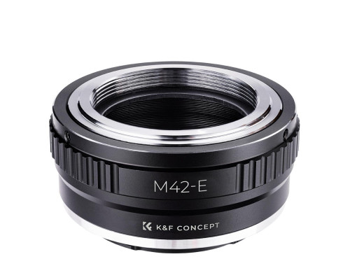 Адаптер (переходник) K&F Concept - M42 - NEX (M42-E mount) для камер Sony с байонетом E-mount