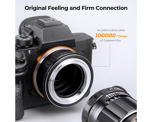 Адаптер (переходник) K&F Concept - M42 - NEX (M42-E mount) для камер Sony с байонетом E-mount