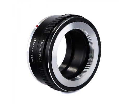 Адаптер (переходник) K&F Concept - M42 - EOS M (M42 - Canon EOS M) для камер Canon с байонетом EOS M