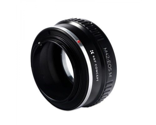 Адаптер (переходник) K&F Concept - M42 - EOS M (M42 - Canon EOS M) для камер Canon с байонетом EOS M