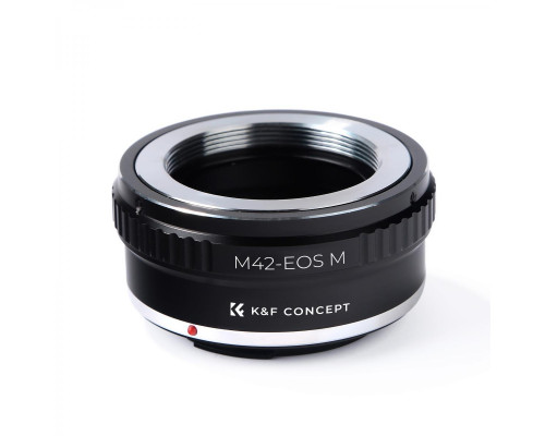 Адаптер (переходник) K&F Concept - M42 - EOS M (M42 - Canon EOS M) для камер Canon с байонетом EOS M