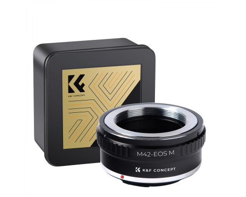 Адаптер (переходник) K&F Concept - M42 - EOS M (M42 - Canon EOS M) для камер Canon с байонетом EOS M