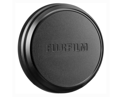 Крышка передняя металлическая объектива для фотоаппаратов FUJIFILM X100, X100S, X100T, X100F, X70 - черная