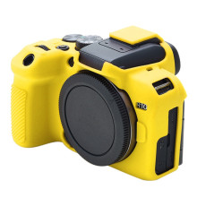 Захисний силіконовий чохол для фотоапаратів Canon EOS R10 — жовтий