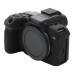 Защитный силиконовый чехол для фотоаппаратов Canon EOS R10 - черный