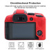 Защитный силиконовый чехол для фотоаппаратов Canon EOS R10 - красный
