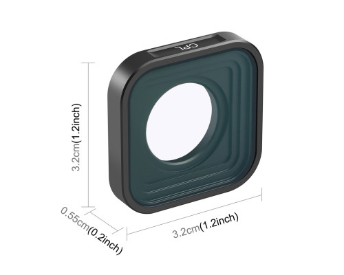 Светофильтр JSR June Star CPL (поляризационный) для объектива Gopro HERO 13,12, 11, 11 Mini, 10, 9