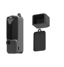 Силіконовий чохол для камери, кришка-ковпачок і кришка для DJI Osmo Pocket 3 — чорний
