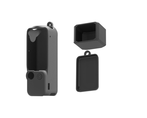 Силиконовый чехол для камеры, крышка-колпачок и крышка для DJI Osmo Pocket 3 - черный