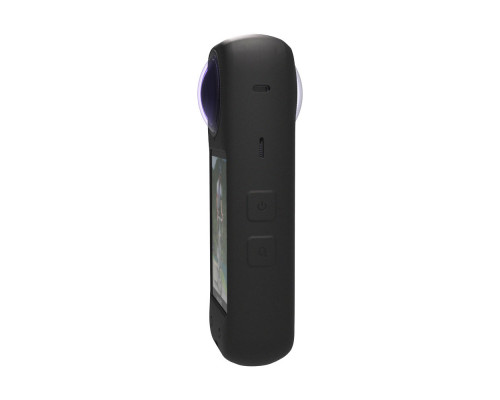 Силиконовый чехол для камеры Insta360 X4 и крышка-колпачок для объектива - красный