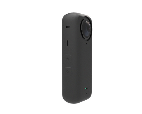 Силиконовый чехол для камеры Insta360 X4 и крышка-колпачок для объектива - красный