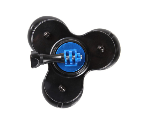 Кріплення потрійна присоска Triple Suction Cup для екшн камер Xiaomi YI, SJCam, GoPRO (код № XTGP179)