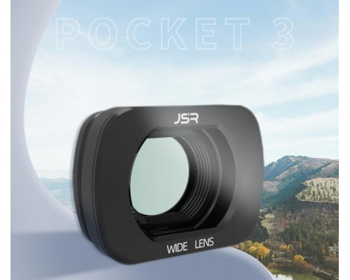 Широкоугольная насадка (линза) - оптический конвертер, "wide-angle" - JSR June Star - для DJI OSMO POCKET 3