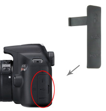 Заглушка гумка USB, роз'єм ДК і Video OUT для фотоапарата Canon 1300D, 1500D