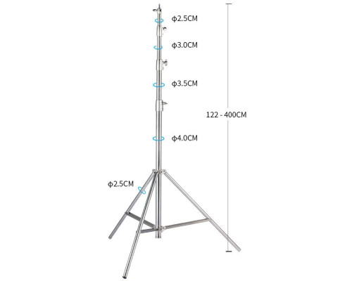 Профессиональная студийная стойка Selens J388S Light Stand (4.0 м)