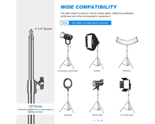 Студийная стойка-штатив Soonpho Light Stand (2.0 м)