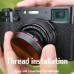 Защитный светофильтр UV - JSR June Star MRCUV для камер FujiFilm X100VI, X100V, X100F, X100T, X100S, X100