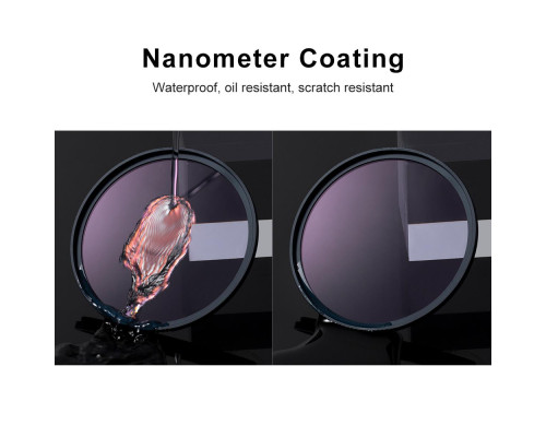 Светофильтр K&F Concept 72 mm Natural Night (Натуральная ночь) XK44 Nano покрытие, оптическое стекло Германия