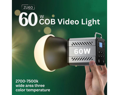 LED свет, осветитель, студийный свет ZU60 60W (2700-7500K)