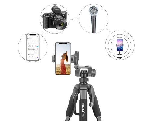 Универсальный легкий штатив NeePho NP-8840 для фотоаппарата, телефона, камеры