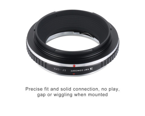 Адаптер K&F Concept EF-GFX для объективов Canon EF, EF-S на байонет FujiFilm GFX (Canon EF-Fuji GFX, EOS-GFX)