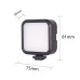 Накамерный свет (mini LED) WL62 (Bi-color 3000K - 5500K) с встроенный аккумулятором 2000 ma