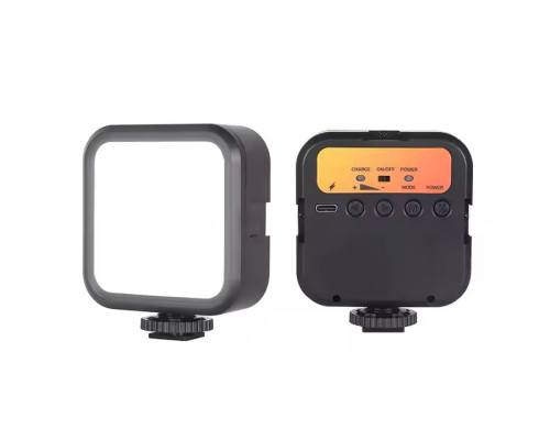 Накамерный свет (mini LED) WL62 (Bi-color 3000K - 5500K) с встроенный аккумулятором 2000 ma