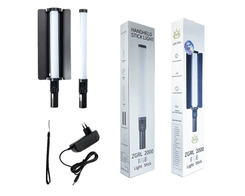 LED - осветитель, видеосвет, жезл RGB - Yelangu - R2000 RGB (ZGRL-2000 RGB) 30 Ватт, 56 см