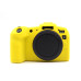 Защитный силиконовый чехол для фотоаппаратов Canon EOS RP - желтый