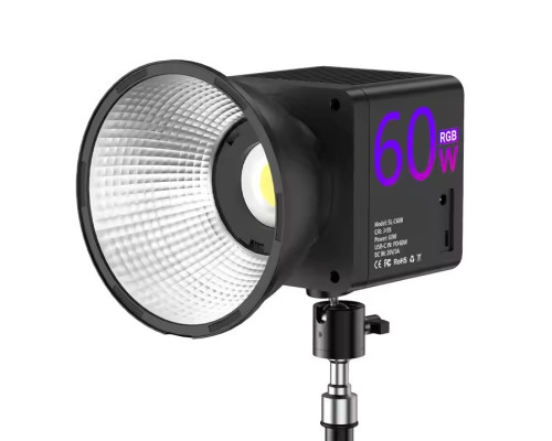 LED свет, осветитель, студийный свет Mamen SL-C60R (2500K-6500K+ RGB) со встроенным аккумулятором