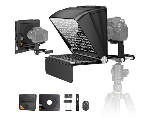 Мини телесуфлер - телепромтер LENSGO TC7 II Ultimate KIT - суфлер для смартфона и фотоаппарата