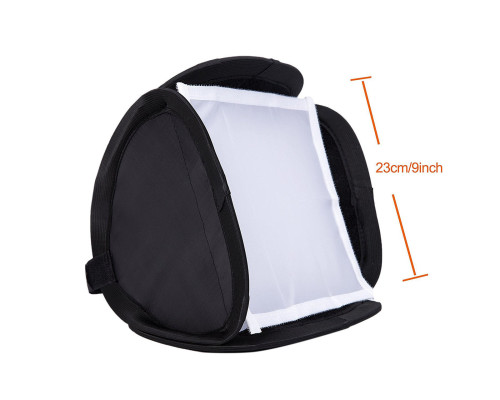Софтбокс, розсіювач, дифузор (Softbox) для спалахів 23 х 23см