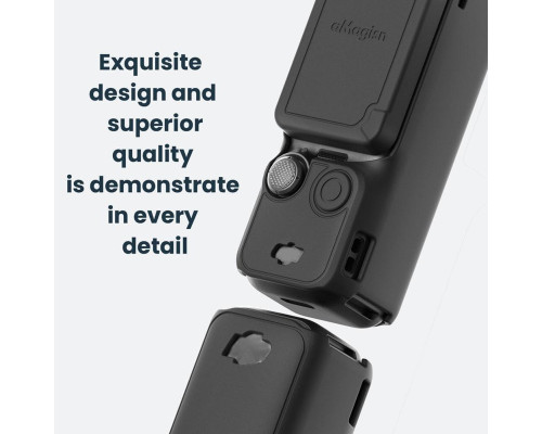Силиконовый защитный комплект от Amagisn - чехол для DJI Osmo Pocket 3 - синий