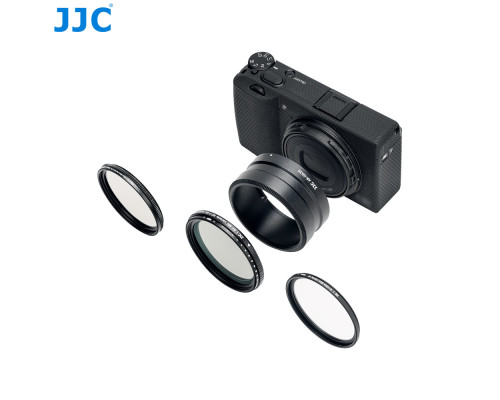 Адаптер JJC AR-GR3X (аналог GA-2) для установки светофильтров 49 мм и конвертера GT-2 на камеру Ricoh GR III