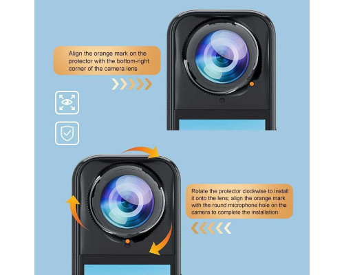 Комплект защитных линз для Insta360 X5