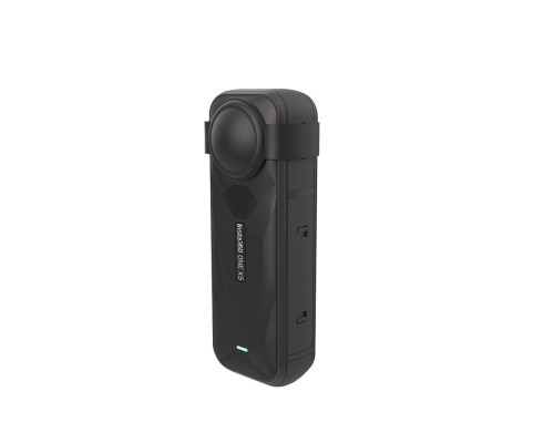 Силиконовый чехол для камеры Insta360 X5 и крышка-колпачок для объектива - черный
