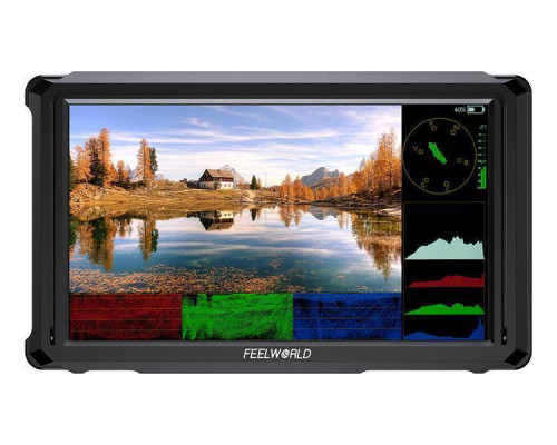 Накамерный монитор, дисплей FeelWorld FW568 PRO 6" дюймов, 1200 cd/m², 4K