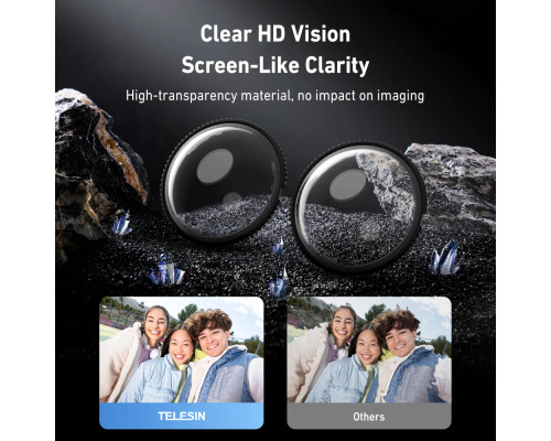 Комплект защитных линз Telesin S5-FLT-39-TIS для Insta360 X5